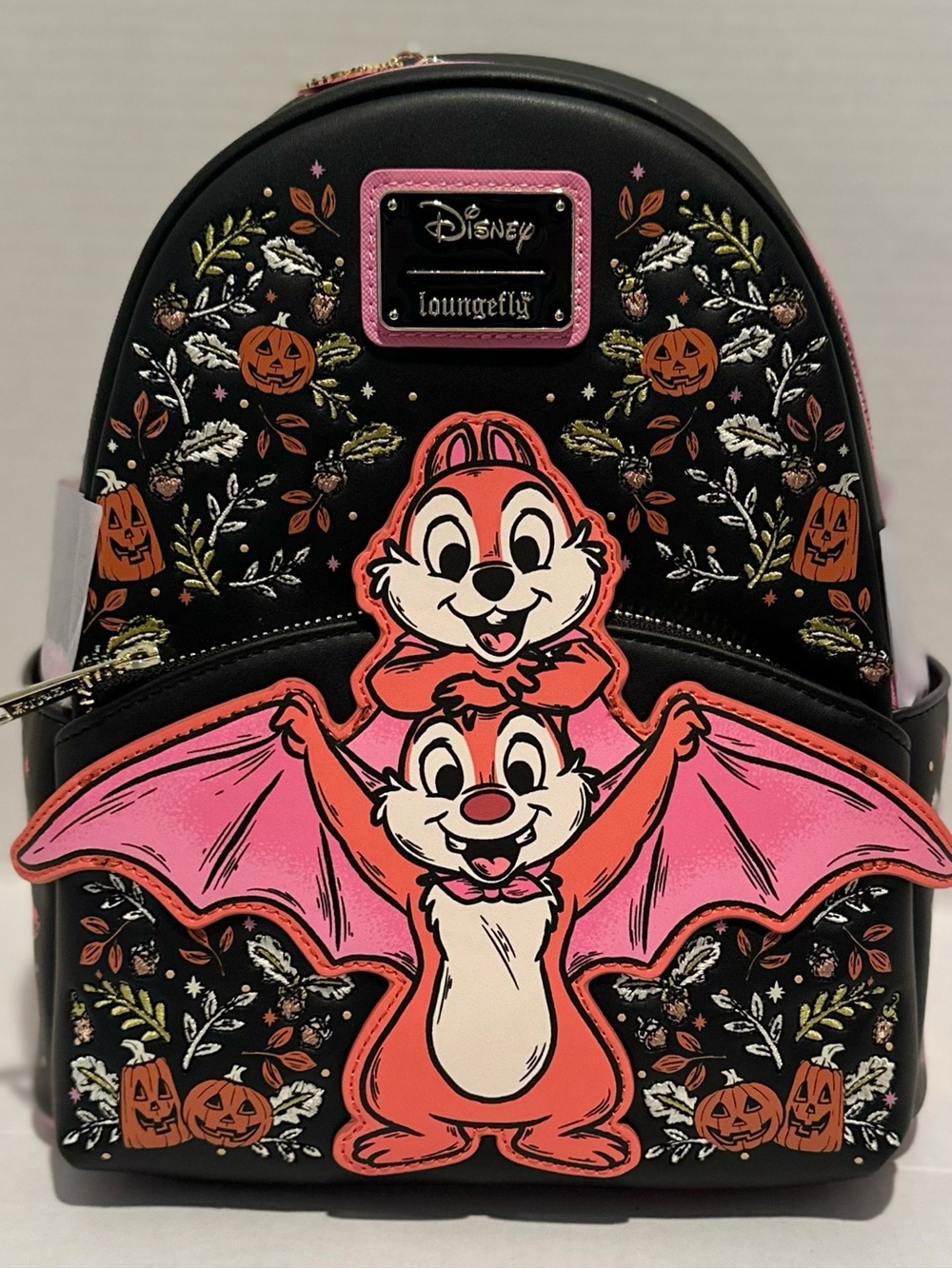 Loungefly Disney NWT Chip & Dale Bat Mini Backpack